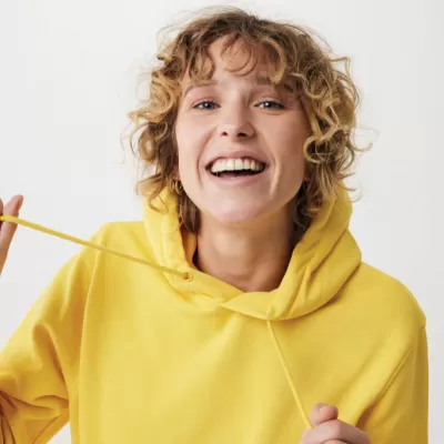 Iqoniq Rila lightweight recycled cotton hoodie