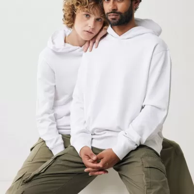 Iqoniq Yengo recycled cotton hoodie with sidepockets