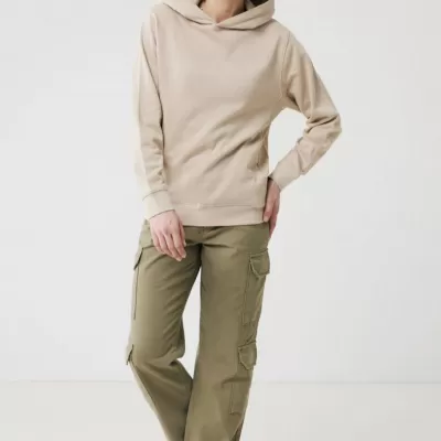 Iqoniq Yengo recycled cotton hoodie with sidepockets
