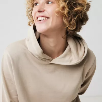 Iqoniq Yengo recycled cotton hoodie with sidepockets