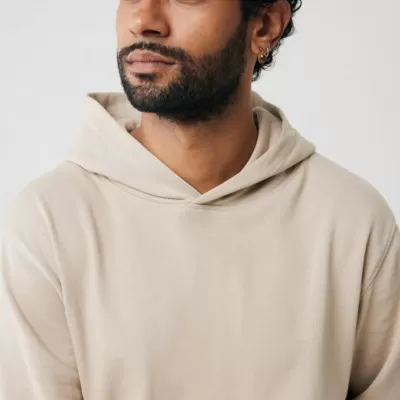 Iqoniq Yengo recycled cotton hoodie with sidepockets