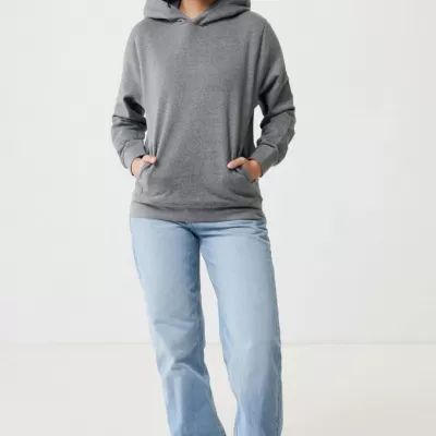 Iqoniq Yengo recycled cotton hoodie with sidepockets