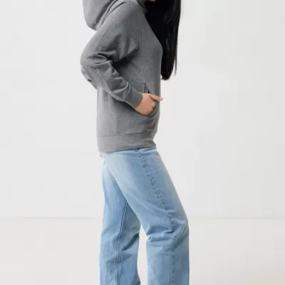 Iqoniq Yengo recycled cotton hoodie with sidepockets