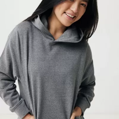 Iqoniq Yengo recycled cotton hoodie with sidepockets