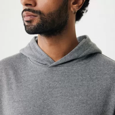 Iqoniq Yengo recycled cotton hoodie with sidepockets