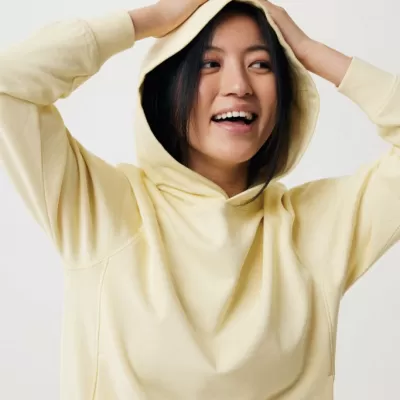 Iqoniq Yengo recycled cotton hoodie with sidepockets