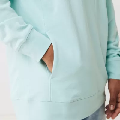 Iqoniq Yengo recycled cotton hoodie with sidepockets