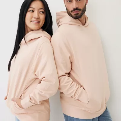 Iqoniq Yengo recycled cotton hoodie with sidepockets