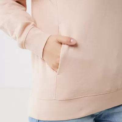 Iqoniq Yengo recycled cotton hoodie with sidepockets