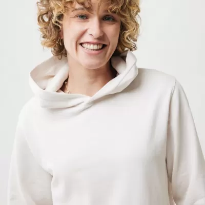 Iqoniq Yengo recycled cotton hoodie with sidepockets