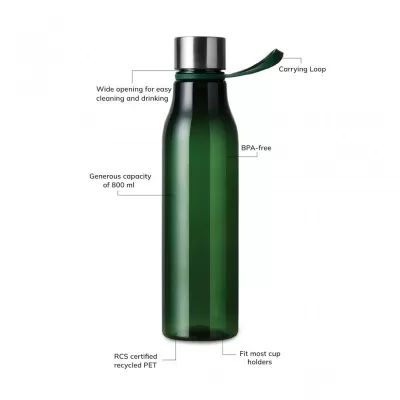 VINGA Lean RCS RPET waterbottle 800 ML