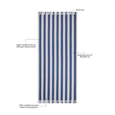 VINGA Ornos GRS recycled cotton hammam towel