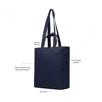 VINGA Hilo AWARE™ recycled canvas zip tote