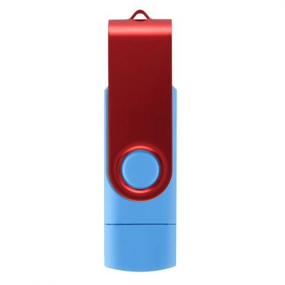 SMART C RED, usb flash memorija, svetlo plavi, 8GB