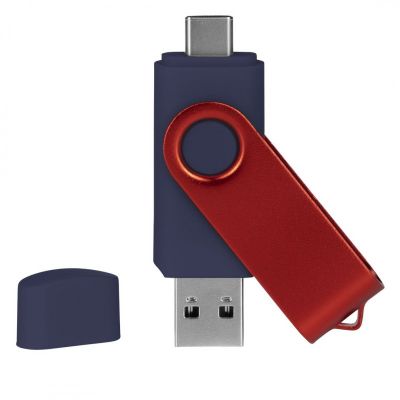 SMART C RED, usb flash memorija, plavi, 8GB
