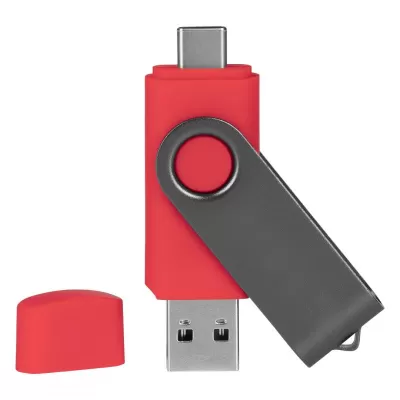 SMART C GRAY, usb flash memorija, crveni, 8GB