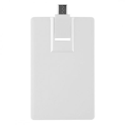 CREDIT CARD C, usb flash memorija, beli, 64GB