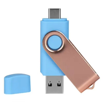SMART C ROSE GOLD 3.0, usb flash memorija, svetlo plavi, 16GB