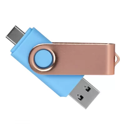 SMART C ROSE GOLD 3.0, usb flash memorija, svetlo plavi, 8GB