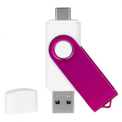 SMART C PINK, usb flash memorija, beli, 8GB