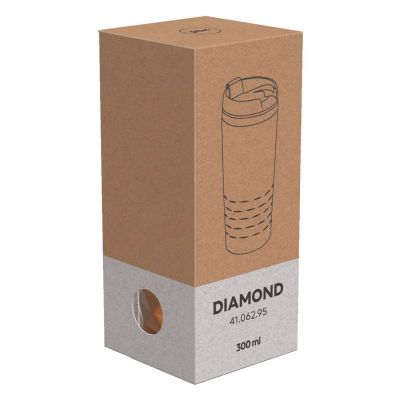 DIAMOND, čaša za poneti, 300 ml, bakarna