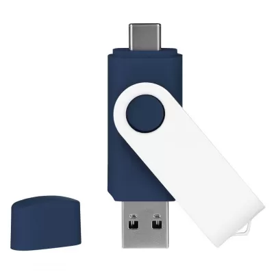 SMART C WHITE, usb flash memorija, plavi, 8GB