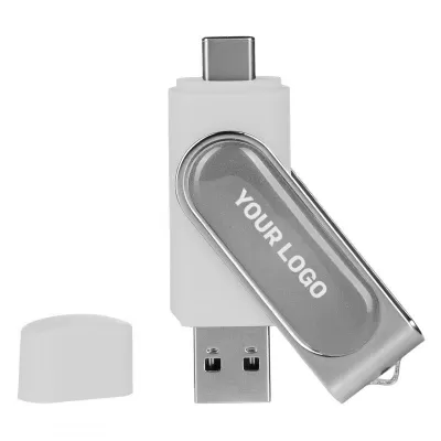 SMART C STICKER, usb flash memorija, beli, 8GB