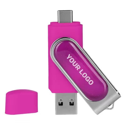SMART C STICKER, usb flash memorija, pink, 8GB