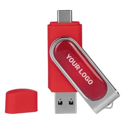 SMART C STICKER, usb flash memorija, crveni, 8GB