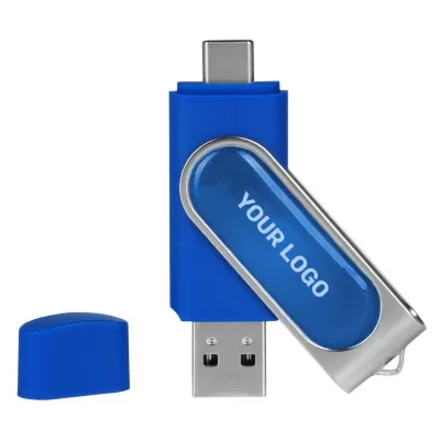 SMART C STICKER, usb flash memorija, rojal plavi, 16GB