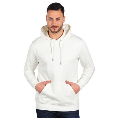 ABSOLUT HOODY 350, dukserica sa kapuljačom, od organskog pamuka, 350 g/m2, krem-bela