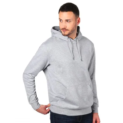 ABSOLUT HOODY 350, dukserica sa kapuljačom, od organskog pamuka, 350 g/m2, pepeljasta
