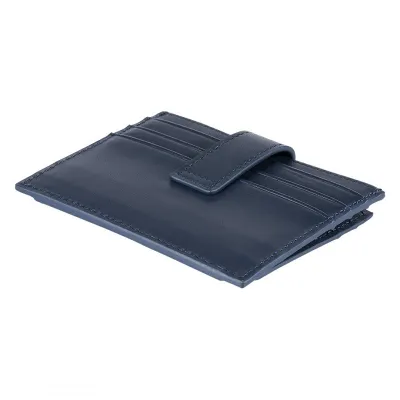 SLIP, kožni držač za kartice, 8/1, plavi