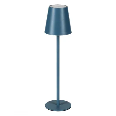 NERA, led stona lampa, azurno plava