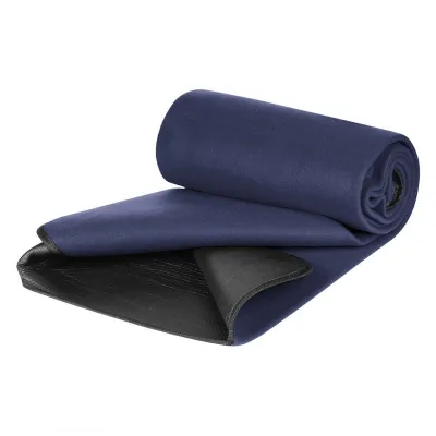 BLANKET SQUARE, vodootporno ćebence od brušenog polara, 180 g/m2, plavo