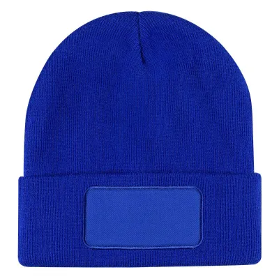 ANDI, zimska kapa sa istaknutim delom za brendiranje, rojal plava