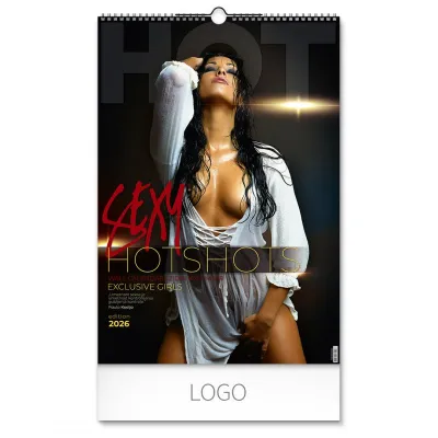 SEXY HOTSHOTS, zidni kalendar: 7 listova, dvomesečni