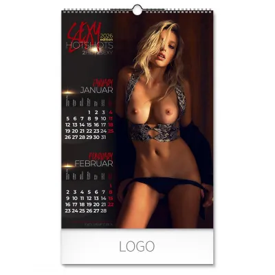 SEXY HOTSHOTS, zidni kalendar: 7 listova, dvomesečni