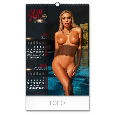 SEXY HOTSHOTS, zidni kalendar: 7 listova, dvomesečni