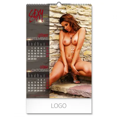 SEXY HOTSHOTS, zidni kalendar: 7 listova, dvomesečni
