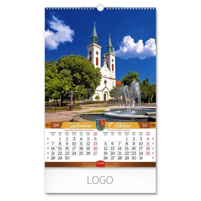 VOJVODINA, zidni kalendar: 7 listova, dvomesečni