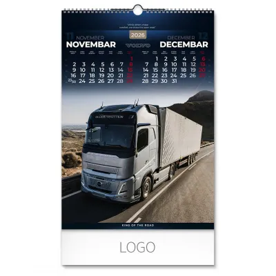 DRUMSKE KRSTARICE, zidni kalendar: 7 listova, dvomesečni