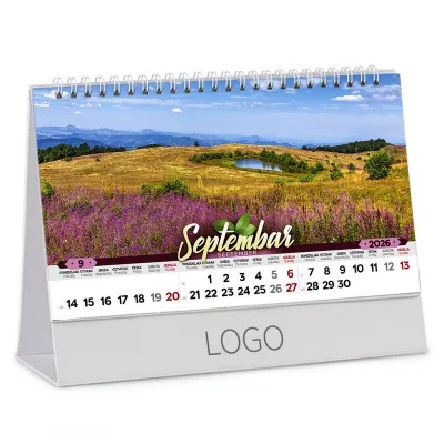 PRIRODA 16, stoni kalendar: 13 listova, mesečni