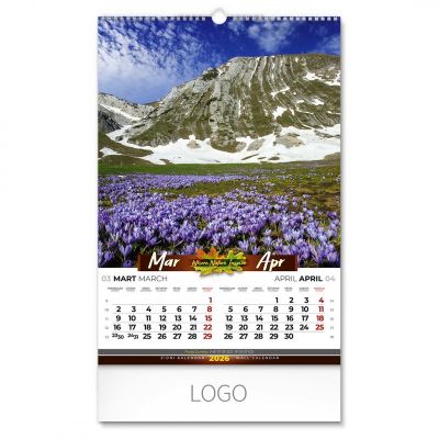 PRIRODA 01, zidni kalendar: 7 listova, dvomesečni