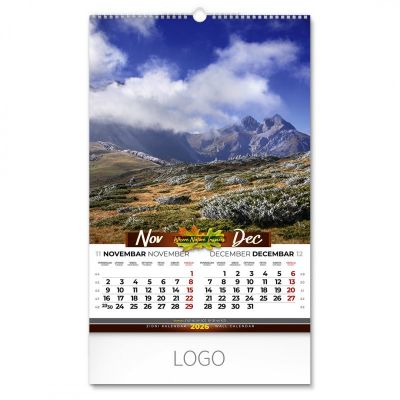 PRIRODA 01, zidni kalendar: 7 listova, dvomesečni