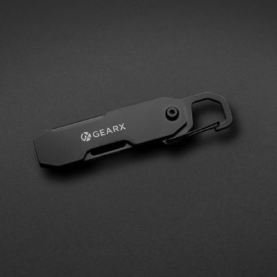 Gear X foldable EDC tool with carabiner and parcel cutter