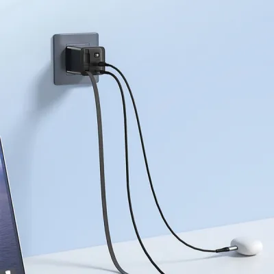 Urban Vitamin Mendocino 65W GaN charger retractable cable