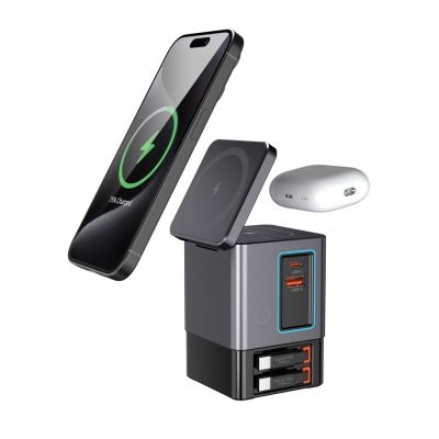 Urban Vitamin Sacramento 105W GAN charger+retractable cables