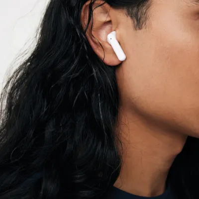 Tunevo RCS recycled plastic wireless earbuds