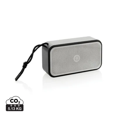 Swiss Peak RCS recycled aluminium 10W bass speaker